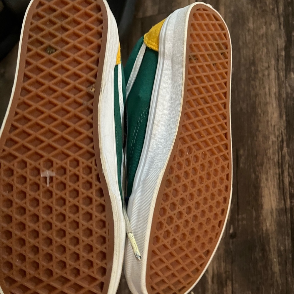 Blue green yellow red color block vans - Picture 2 of 2